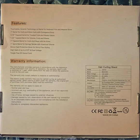 ‼️SOLD‼️✨BESTOPE PRO 5 IN 1 HAIR CURLING WAND!✨ - Picture 5 of 9